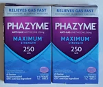 Phazyme Maximum Strength Softgels (2) Pack 24 Fast Total. Fixed Price $11.50.