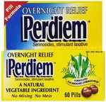 5 Pack - Perdiem Pills Overnight Relief 60 Each. Fixed Price $54.90.