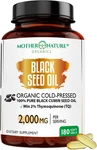 Mother Nature Black Seed Oil Capsules High Tq Immune Support 180 Count. Fixed Price $51.67.