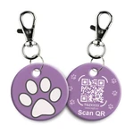 TAG8 Qr Code Id For Dogs & Cats, Real-time Scan Alerts, Online Pet Purple. Fixed Price $17.13.