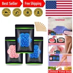 Multi-functional Hard Wax Beads Kit 3 Flavors With 10 Sticks For Home Use. Fixed Price $14.99.