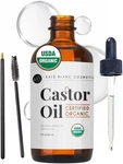 Kate Blanc Cosmetics Castor Oil Organic For Hair, Lashes, Face 2OZ, 100% Pure.... Fixed Price $14.42.