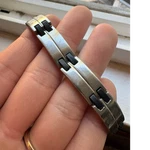 Sabona Stainless Steel Magnetic Therapy Bracelet. Fixed Price $15.00.