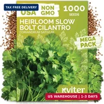 Kviter 1000 Slow Bolt Cilantro Seeds (coriandrum Sativum) - Organic. Fixed Price $10.14.