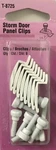 Plpci Storm Door White Panel Clips With 1/4" Offset T-8725 New. Fixed Price $9.79.