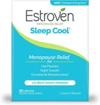 Estroven For Menopause Relief Sleep Cool Caplets Plant Based Ingredients 30 Ct. Fixed Price $21.99.