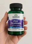 Swanson Zinc Picolinate 22MG Immune Health Mineral Supplement 60 Capsules. Fixed Price $7.62.