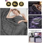 Weighted Blanket For Adults 20LBS, 48"X72", Twin Full Size Cooling Heavy Thro.... Fixed Price $69.08.
