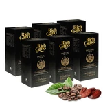 6 Boxes Rich Gold Black Gourmet Premium Coffee Reishi Ganoderma Mushroom. Fixed Price $114.99.
