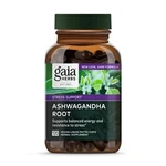 Ashwagandha Root Gaia Herbs Healthy Immune Mood Support Stress Relief 120 Caps. Fixed Price $55.00.