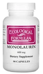 Ecological Formulas Monolaurin 600MG Aids Antimicrobial 90 Capsules. Fixed Price $44.00.