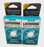 Lot Of Listerine Ready Tabs 24 Tablets Each Pack Total 48 Clean Mint. Fixed Price $87.80.