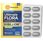 Renew Life Ultimate Flora Probiotic, Vegan, 30 Billion Cfu, Capsules. Fixed Price $15.99.