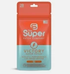 The Super Company Victory Athletic Performance 28 Patches. Fixed Price $72.00.