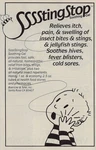 Boericke & Tafel Stingstop Soothing Gel Vintage Print Ad 1991 Santa Rosa Ca U. Fixed Price $14.00.