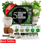 Indoor Herb Garden Starter Kit Complete 5 Grow With Basil, Cilantr.... Fixed Price $41.99.