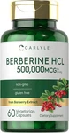 Berberine Hcl 500 Mg Immune Gastrointestinal Heart Health Weight Loss, 60 Caps. Fixed Price $16.46.