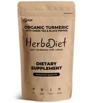 Organic Turmeric Green Tea Powder Powerful Polyphenols Immune System Support. Fixed Price $10.99.