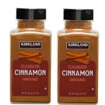 2PACK Kirkland Organic Ground Saigon Cinnamon 10.7OZ Spice Powder Jar Free Sh. Fixed Price $25.00.