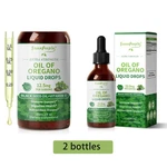 2 Pack Organics Oregano Liquid Drops,oil Of With Black Seed. Fixed Price $19.79.