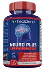 Healblend Neuro Plus Brain Focus Formula Nootropic Booster Supplement 120C. Fixed Price $49.99.