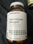 Metagenics, Spectrazyme Metagest, 270 Tablets Exp 10/26 New Sealed. Fixed Price $64.99.