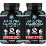 Garcinia Cambogia With Probiotics, Gut Health Blend, 2-PACK. Fixed Price $19.99.