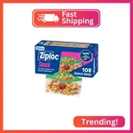Ziploc Snack Bags, Easy Open And Close, Small Plastic Food Storage 108. Fixed Price $7.96.