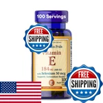 Puritan's Pride Puritans Vitamin 184MG 400 Selenium 50MCG. Fixed Price $27.05.