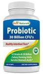 Best Naturals Probiotic 30 Billion Cfu 120 Vegetarian Capsules Non Gmo Gluten.... Fixed Price $32.39.