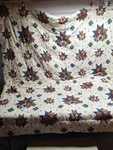 Vintage Franco Kids Twin Blanket Bear Quilt Snowflake Pattern Material 72 X80. Fixed Price $10.00.