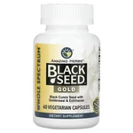 2 X Amazing Herbs, Black Seed, Gold, 60 Vegetarian Capsules-worldwide. Fixed Price $66.41.