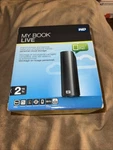 Western Digital My Book Live 2TB Personal Hard Drive Storage WDBACG0020HCH Ob. Fixed Price $100.00.