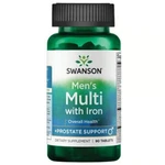Swanson Men's Multi W/ Iron + Prostate Support - 90 One Daily Tablets. Fixed Price $17.99.