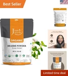 100% Organic Brahmi Powder - Usda Certified For Brain Health, 227 Gms / 8 Oz. Fixed Price $23.45.