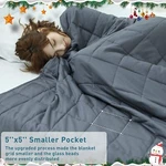 Cuteking Weighted Heavy Blanket 60''X80'' Queen (dark Gray) 15LBS. Fixed Price $59.99.