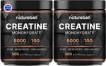 Creatine Monohydrate Powder 500G 5000MG 2 Pack Naturebell Instant Serving Pure. Fixed Price $54.99.