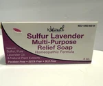 Naturasil 10% Sulfur Lavender Soap Bar Natural Skin Multi Purpose Relief 4OZ. Fixed Price $49.99.