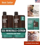 Nourishing Sea Minerals + Citron Mens Body Wash For Skin Types - Naturall.... Fixed Price $42.39.