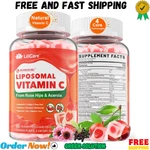 Natural Liposomal Vitamin 1000MG Gummies For Adults & Kids 9+,11MG Zinc, D3,SU. Fixed Price $51.69.