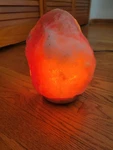 Wbm Himalayan Pink Salt Lamp - Hand Carved Natural Crystal 8" Tall With Dimmer. Fixed Price $11.99.