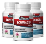 Echinacea Plants - 400MG Immune System Recovery Capsules 3B. Fixed Price $53.55.