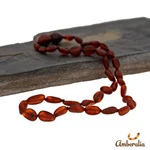 Baltic Amber Necklace Olive Shape - Safety Clasp Infant. Fixed Price $20.99.