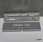Feraco Magnetic Bracelet Men Black Blue Stainless Steel Adjustable W/ Tools. Fixed Price $26.87.