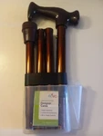 Nova Derby Handle Folding Walking Cane C3010BR 5'5"-6'2" Adjustable 300LB Bronze. Fixed Price $12.24.