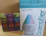 Sparoom Scentifier Color Changer Fragrance Diffuser In White W/3 Sensory Pack. Fixed Price $12.00.