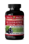 Energy Booster Pills - Resveratrol Supreme 1200MG Cardiovasculat Health 1B. Fixed Price $17.28.