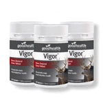 Good Health Vigor New Zealand Deer Velvet Male Reproductive Support 150 Caps. Fixed Price $69.00.