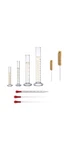 Thick Glass Graduated Measuring Cylinder Set 5ML 10ML 50ML 100ML With T.... Fixed Price $24.99.