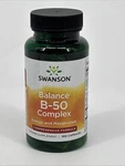 Swanson Balance B-50 Complex Capsules, 100 Count. Fixed Price $19.99.